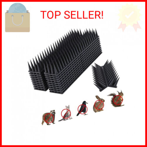 Bird Spikes, 20 Packs 23 Ft Bird Deterrent Spikes Strips Bird Spikes for Small B