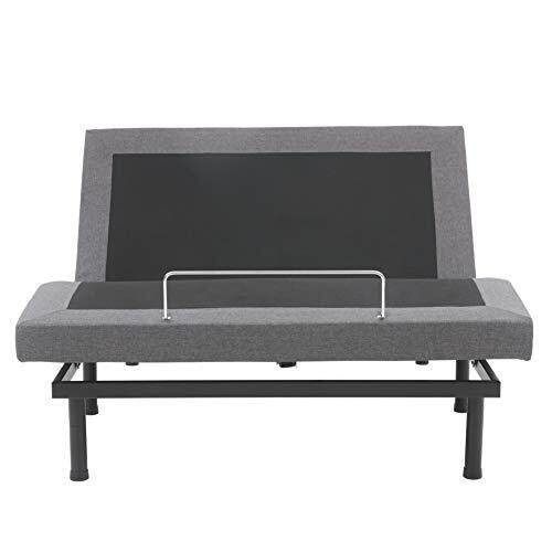 Classic Brands Adjustable Comfort Upholstered Adjustable Bed Base with
