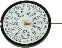 Ronda Watch Quartz Movement 517 / 3 Hands Day And Date 3:00 Watch Parts Ronda Watch Quartz Movement 517 / 3 Hands Day And Date 3:00 Watch Parts
