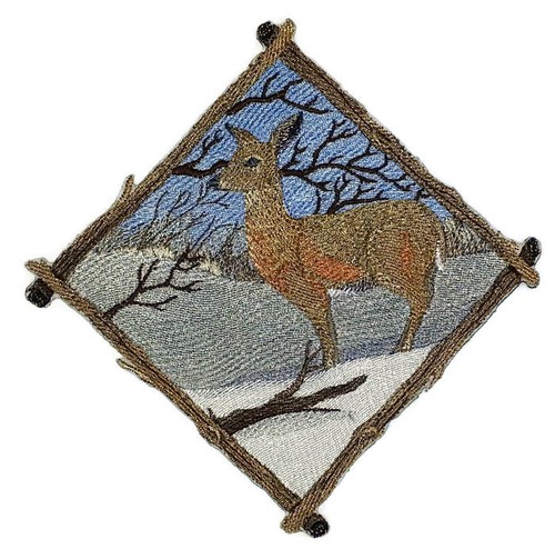 Winter Bonanza Embroidered Iron On Patch - Picture 3 of 10