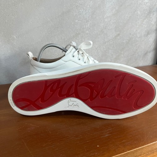 UK 6.5 \ EU 39.5 Genuine Womans White CHRISTIAN LOUBOUTIN Trainers RRP £585. - Picture 13 of 14