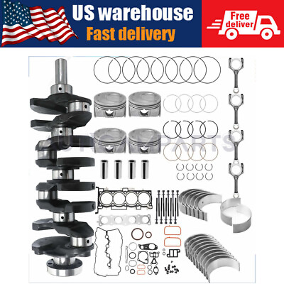 #ad G4KJ 2.4L Engine Overhaul Rebuild Kit Crankshaft Rods For HYUNDAI KIA Sorento $253.99