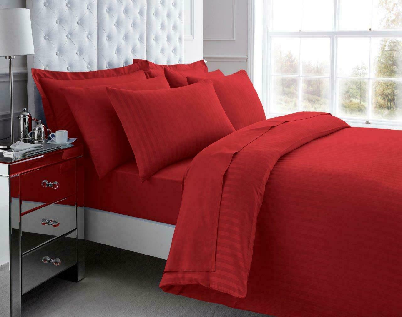 100 EGYPTIAN COTTON DUVET QUILT COVER SET SINGLE DOUBLE KING SIZE BED