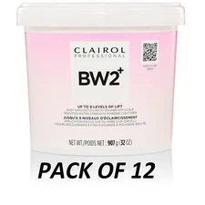 Clairol Bw2 Tub Powder Lightener Extra-Strength, 32 oz. - PACK OF 12