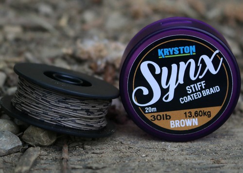 Kryston Synx recubierto rígido trenza choque líder carpa longitud *TODOS LOS TIPOS* - Imagen 2 de 6