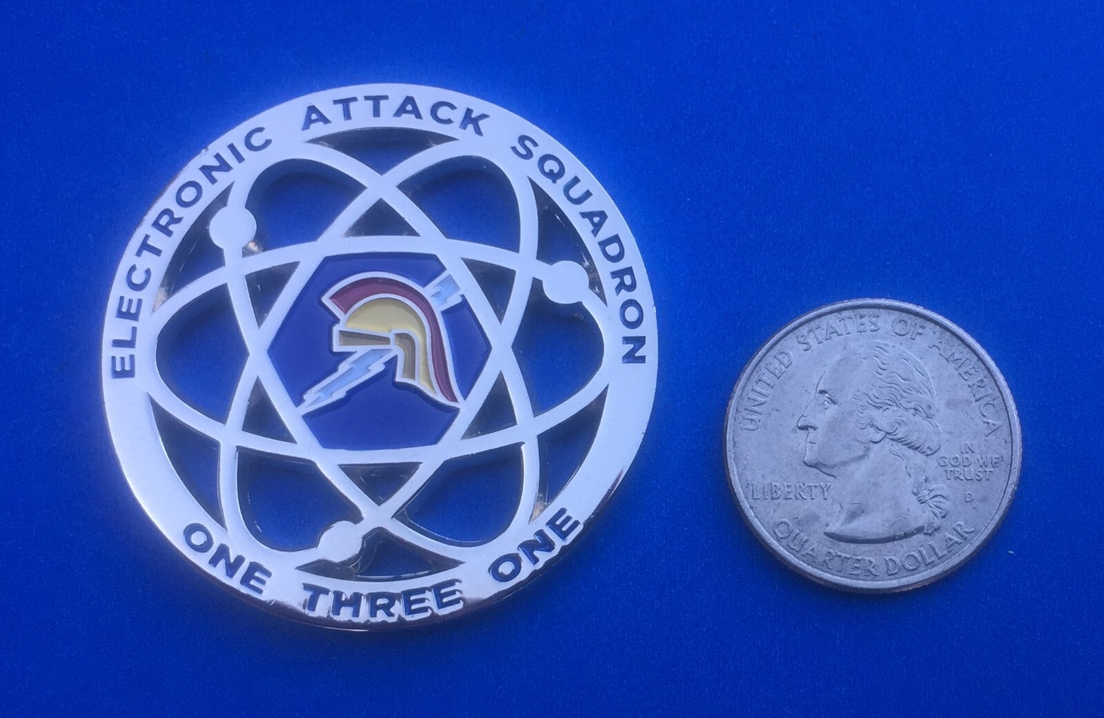 US NAVY CHALLENGE COIN - ELECTRONIC ATTACK SQUADRON 131 (VAQ-131) 