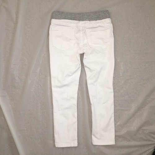 Vigoss Skinny Jeans Girls Pants 5 White Knit Waist Youth Denim Ankle Stretch - Picture 3 of 24