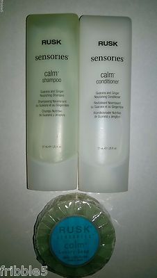 Soap Rusk Rusk Sensories travel Shampoo, Conditioner & Soap Bar NEW Free S&H | eBay