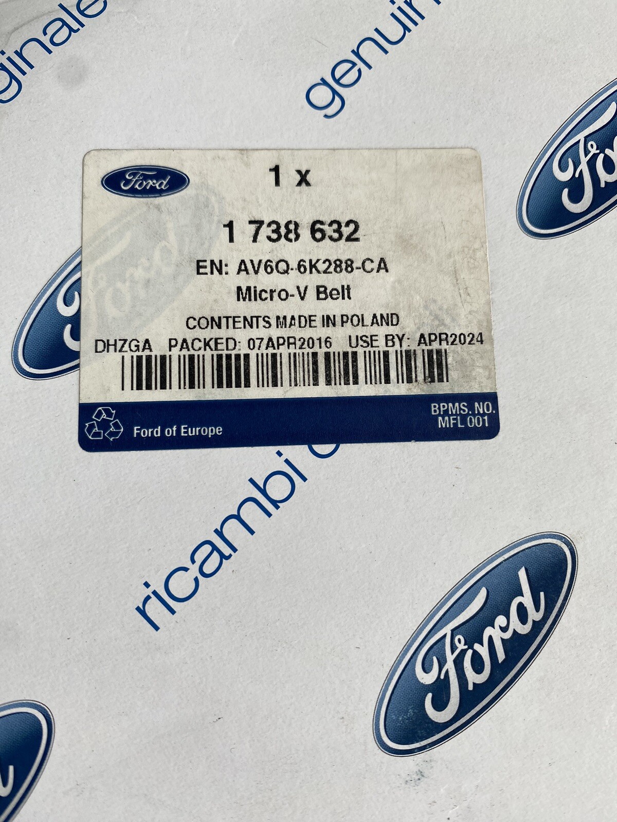 Genuine Ford C-max Galaxy S-max Wa6 MONDEO Mk4 Focus Mk3 Timing  