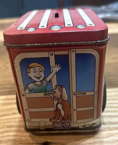 Vintage Cherrydale Farms Tin Delivery Truck Coin Bank - Picture 9 of 10