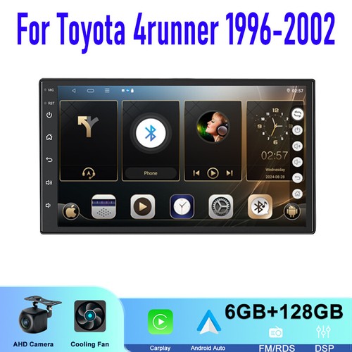 128GB 7'' For Toyota 4runner 1996-02 Wireless Carplay Android 15 Radio Head Unit - Picture 3 of 18