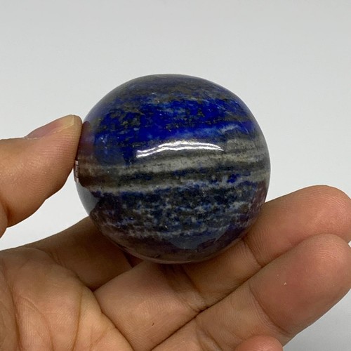 181g, 2.5"x1.6", Natural Lapis Lazuli Egg Polished @Afghanistan, B33323 - Picture 5 of 14