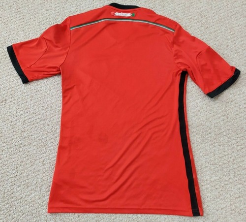 MENS adidas MEXICO MEXICAN RED BLACK JERSEY Futbol Federacion Mexicana climacool - Picture 6 of 7