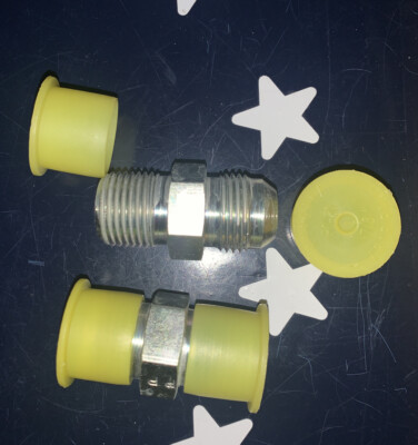 2X Parker 10 FTX-S Triple-Lok 37° Straight FTX  5/8 MJIC X 1/2 MNPT   2 Fittings