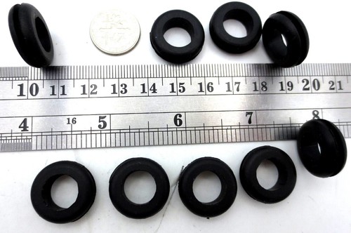 Ojales de goma - para orificio de 9/16", panel de 1/16" de espesor, tiene identificación de 7/16" - Imagen 2 de 12