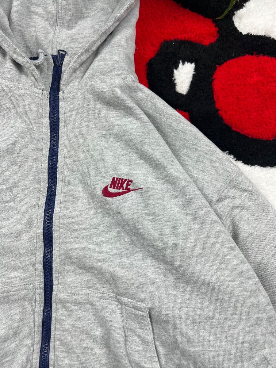 Vintage Nike Big Logo Oversized Reversible Nylon 90s Jacket Size S