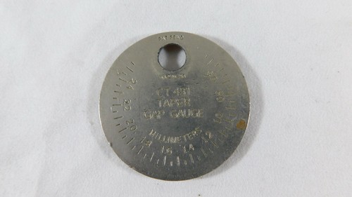 Vintage Champion Spark Plug Taper Gap Gauge Tool Gap Opener CT 481 USA Pat. Pend - Picture 4 of 4