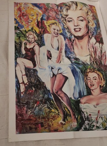 Marilyn Monroe Unframed Oil Paint Canvas Print Modern Wall Art Decor Artwork - Picture 11 of 12