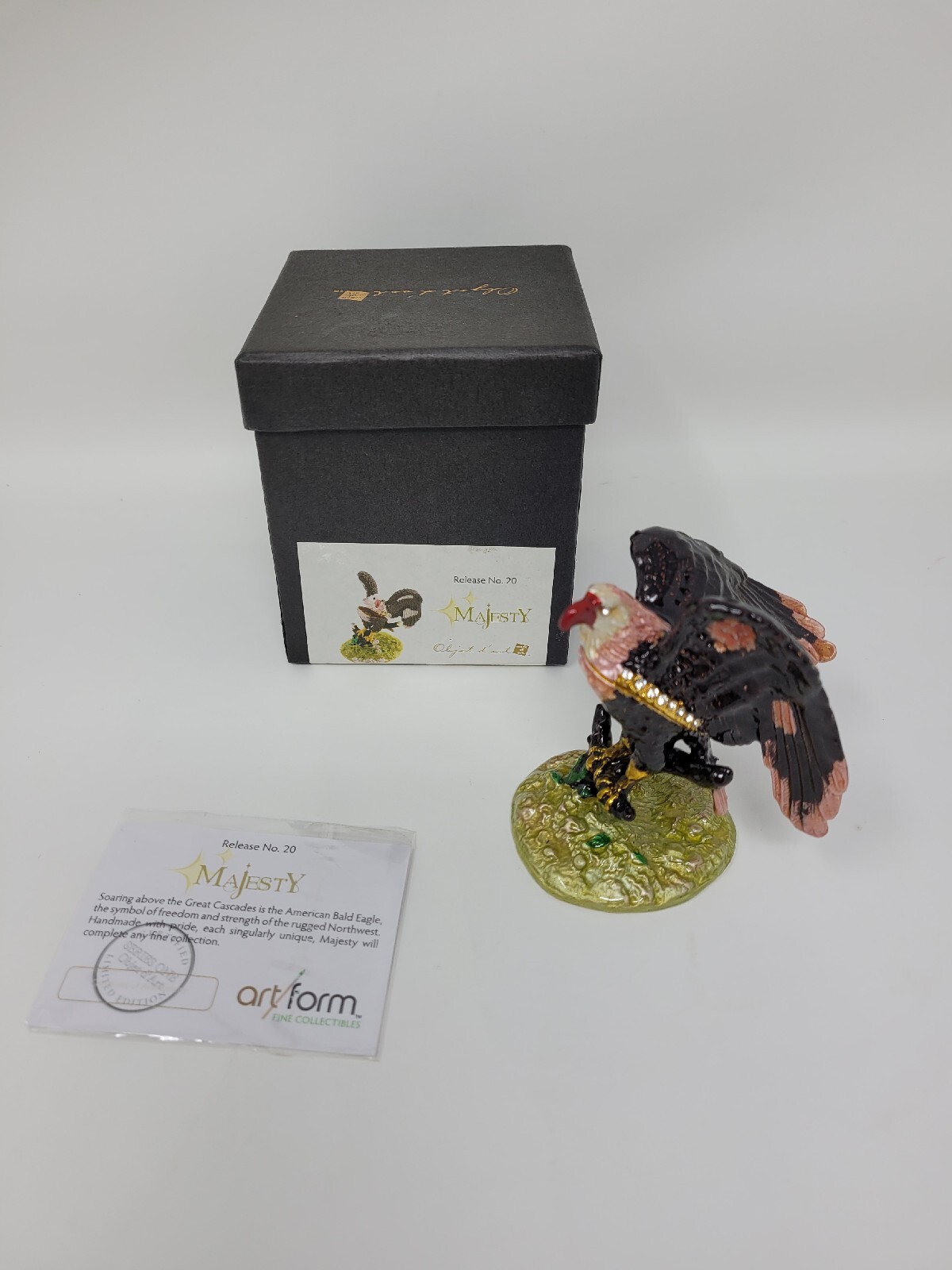 Art Form Fine Collectibles Eagle Trinket Box in Original box eBay