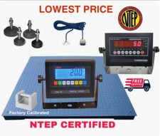 Industrial floor scale 60x60 - 5000 lb Capacity NTEP certified - Pallet Scale