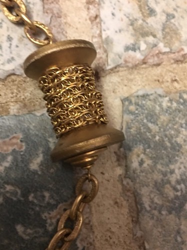 1a Euc Lenora Dame Adorable Spools Necklace - Picture 4 of 6