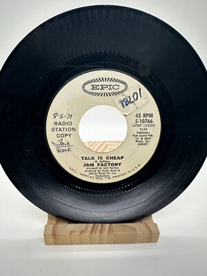 JAM FACTORY Talk Is Cheap / Together EPIC 10766 PROMO VINYL RECORD 7''