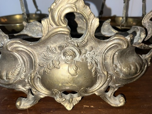 French Dore Louis XV Gilt Bronze 19 Century Planter Centerpiece Jardiniere - Picture 11 of 13