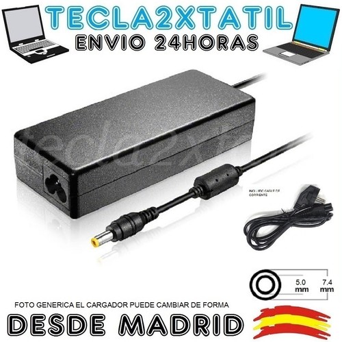ADAPTADOR PARA PORTATIL HP Compaq nc8430 Notebook 18,5V 3,5A 7,4 5,0 | eBay