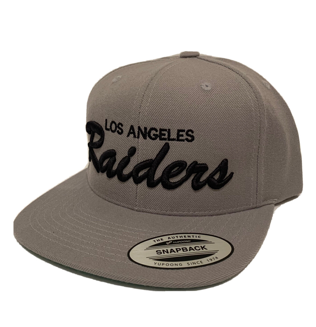 Los Angeles Raiders Script Classic Snapback Cap Hat Adjustable
