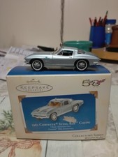2003 Vintage Hallmark Ornament ( 63 Corvette  String Ray Coupe 50 th Anniversary