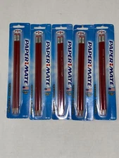 VTG Lot Paper Mate Sanford 5 Packs of 2 NOS Red Marking Pencils USA 05502
