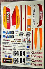 Decal 1/24 Porsche 924 Turbo ART. 5199 BURAGO CARTOGRAF BOLOGNA