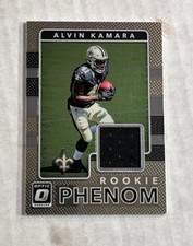 ALVIN KAMARA 2017 Panini Donruss Optic Threads SP RC GU JERSEY #17! HUGE SALE!