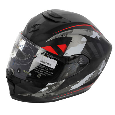 Scorpion Exo EXO-R420 Black/Red Helmet Large