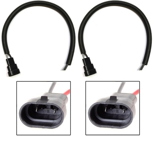 Wire Pigtail Male Extension 9040 Two Harness Fog Light Connector Plug Bulb Lamp - Afbeelding 1 van 4