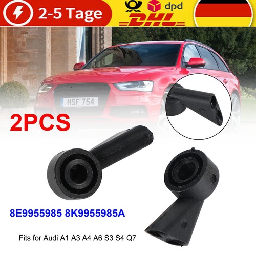 DHL 2X Für Audi A3 A4 A6 Q5 Q7 8E9955985 Heckscheibenwischer Waschdüse Sprühdüse