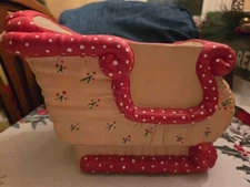 EXCELLENT Condition, 1985 Vintage Kimble Mold Co. Sleigh, Super Cute!!