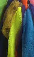 African Net Bath Sponge Long - Exfoliating Net Body Scrubber. Assorted colors.