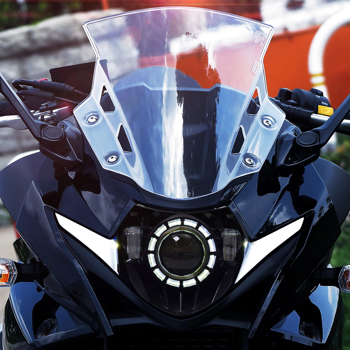 2017+ Suzuki GSX250R 1X Full LED Headlight Assembly Angel Halo Eye