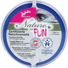 BLAUES THEATER MAKE-UP Naturkosmetik Halloween Karneval Fasching Schminke Farbe