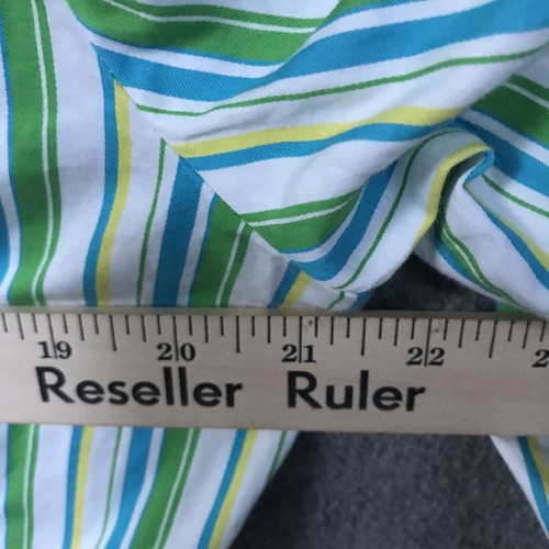 Jones New York Shirt Womens XL Green Blouse Top Button Long Roll Tab Sleeve - Picture 13 of 16