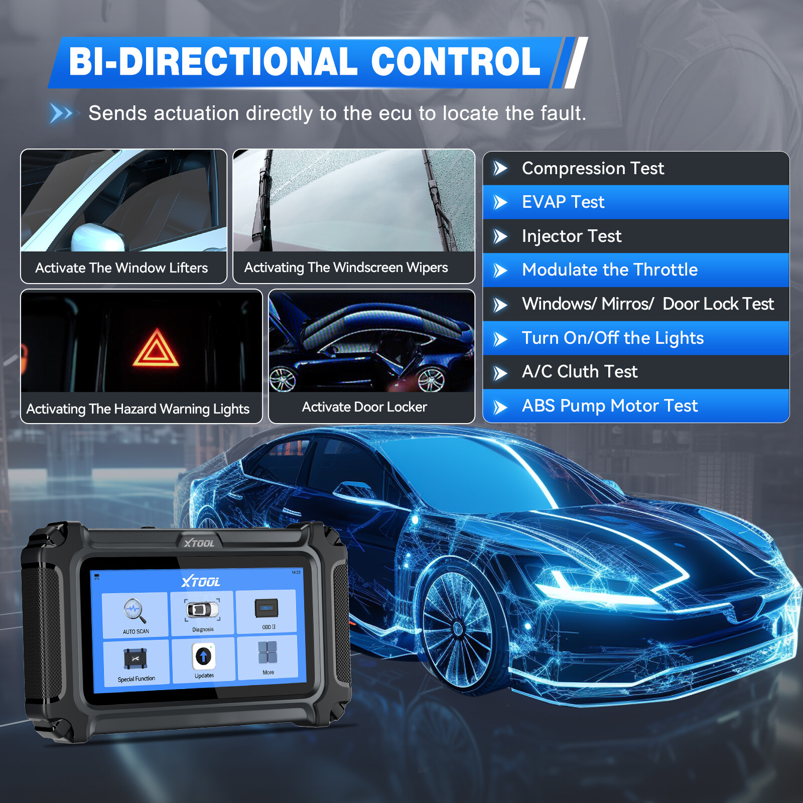 XTOOL IP500 For BMW For Mini OBD2 Scanner Full System Diagnostic ECU Coding Tool