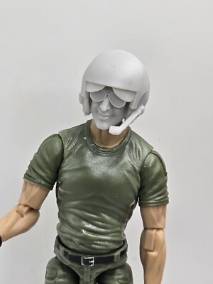 3d Printed Scheider Blue Thunder Head #3 1:18 3 3/4'' GI Joe 25th Anniversary B50