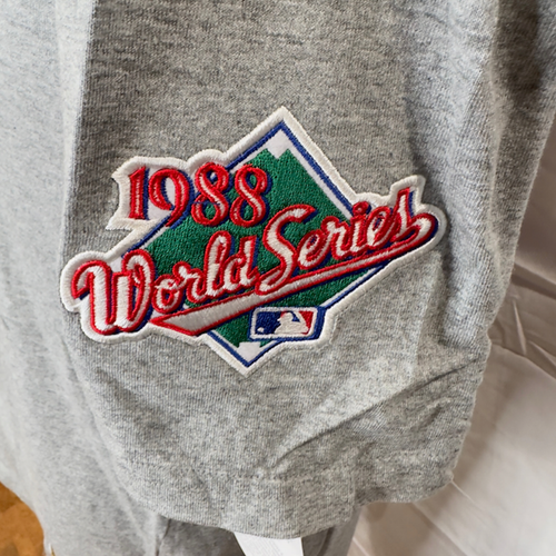 Mitchell & Ness Mens Los Angeles Dodgers Team Origins SS T-Shirt Gray Size Large - Picture 7 of 9