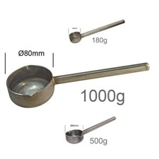  Giesslöffel,Zinn,Metallguss aus Edelstahl 1...