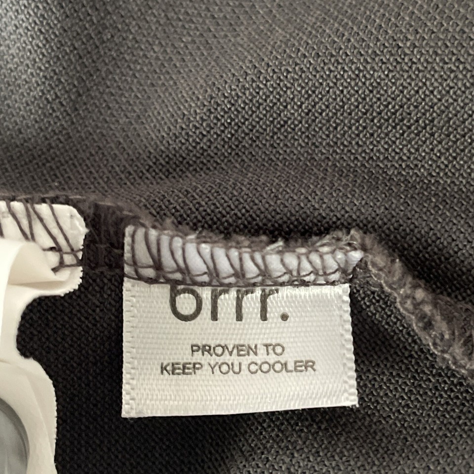 Greyson Brrr Cooling Golf Shirt Mens Dark Gray Short Sleeve Polo Size