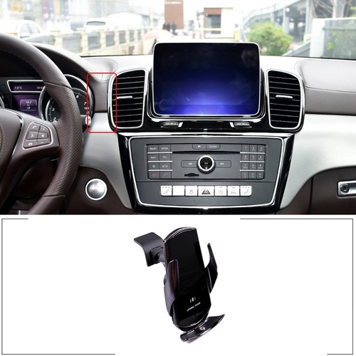Car wireless Phone Holder Fast Charger Mount Fit For Benz GLE GLS 2016-2019 - 第 1/12 張圖片