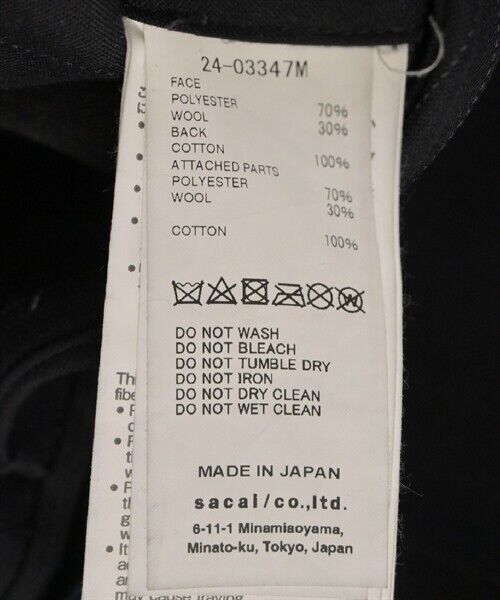 sacai Pants (Other) BlackxNavy(Stripe Pattern) 4(Approx. XL sacai Pants (Other) BlackxNavy(Stripe Pattern) 4(Approx. XL