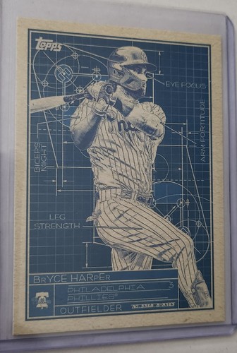 Bryce Harper 2024 Topps Serie 1 Superstar Blueprint Philadelphia Phillies #SB-4 - Imagen 3 de 12