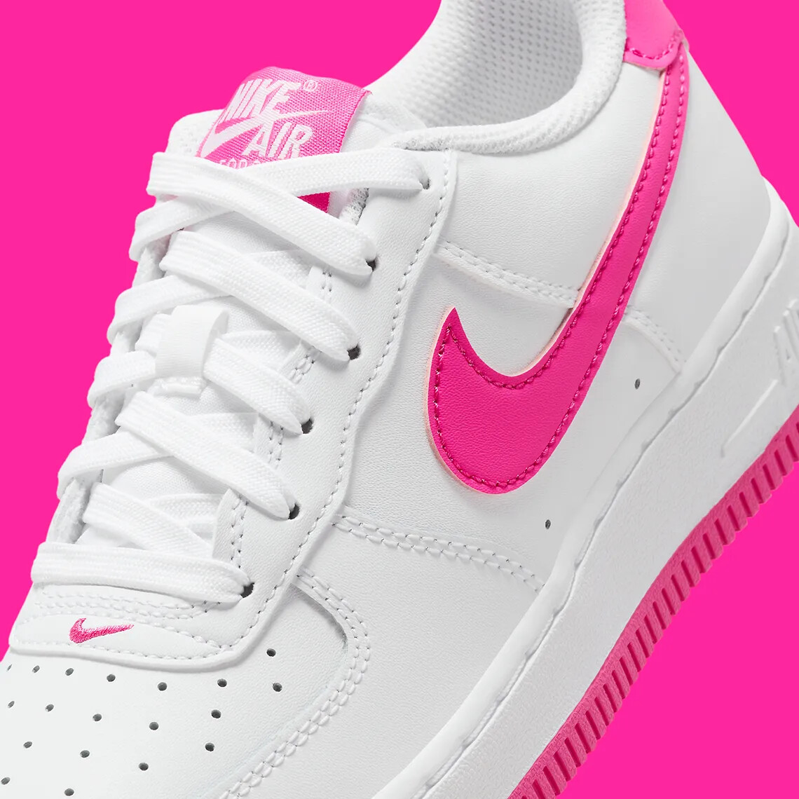 NIKE Air Force 1 ピンク GS Nike Air Force 1 – 'Playful Pink/White' – Kicks Lounge